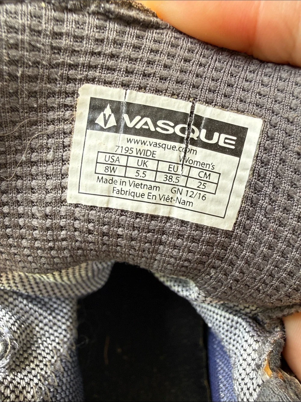 Women’s Vasque Tan and Gray Trail Boots